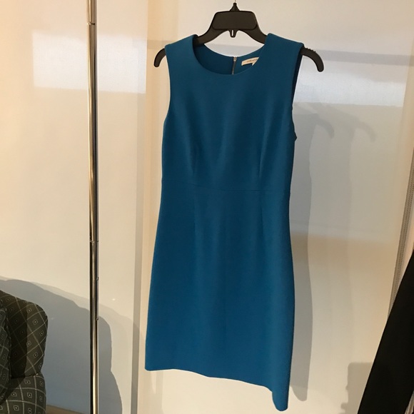 DVF Diane von Furstenberg blue sleeveless dress - Picture 2 of 7